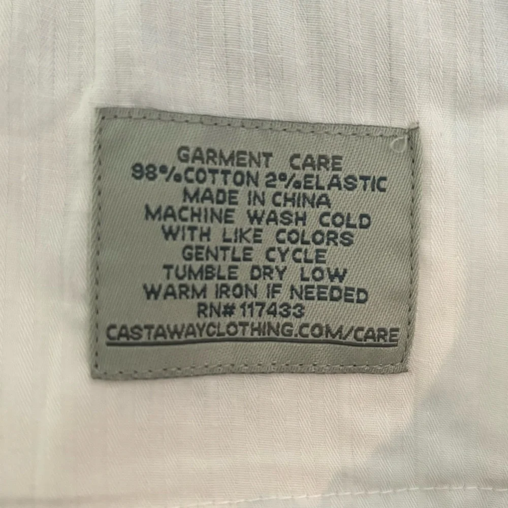 Castaway Nantucket Island Mens Size 35 Pants Chinos Mallard Duck Cotton Trousers